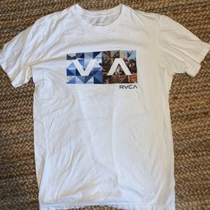 Rvca white tee